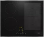 כיריים אינדוקציה 62 ס"מ Miele KM 7466 FR 125 Edition – זכוכית שחורה עם מסגרת נירוסטה