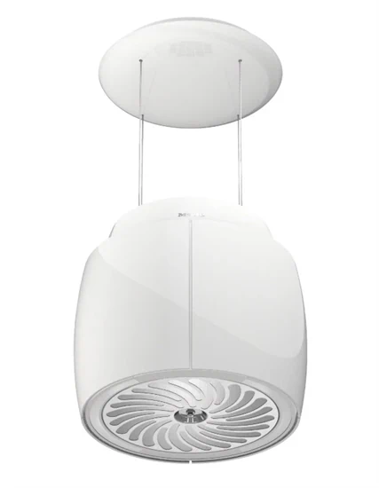 קולט אדים לתקרה (Island) 90 ס"מ Miele DA 7378 D Aura 4.0 Ambient Brilliant White